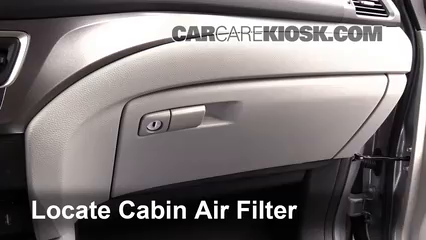 2016 Honda Pilot EX 3.5L V6 Filtro de aire (interior) Cambio
